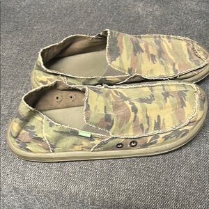 Camouflage Slip-On Shoes